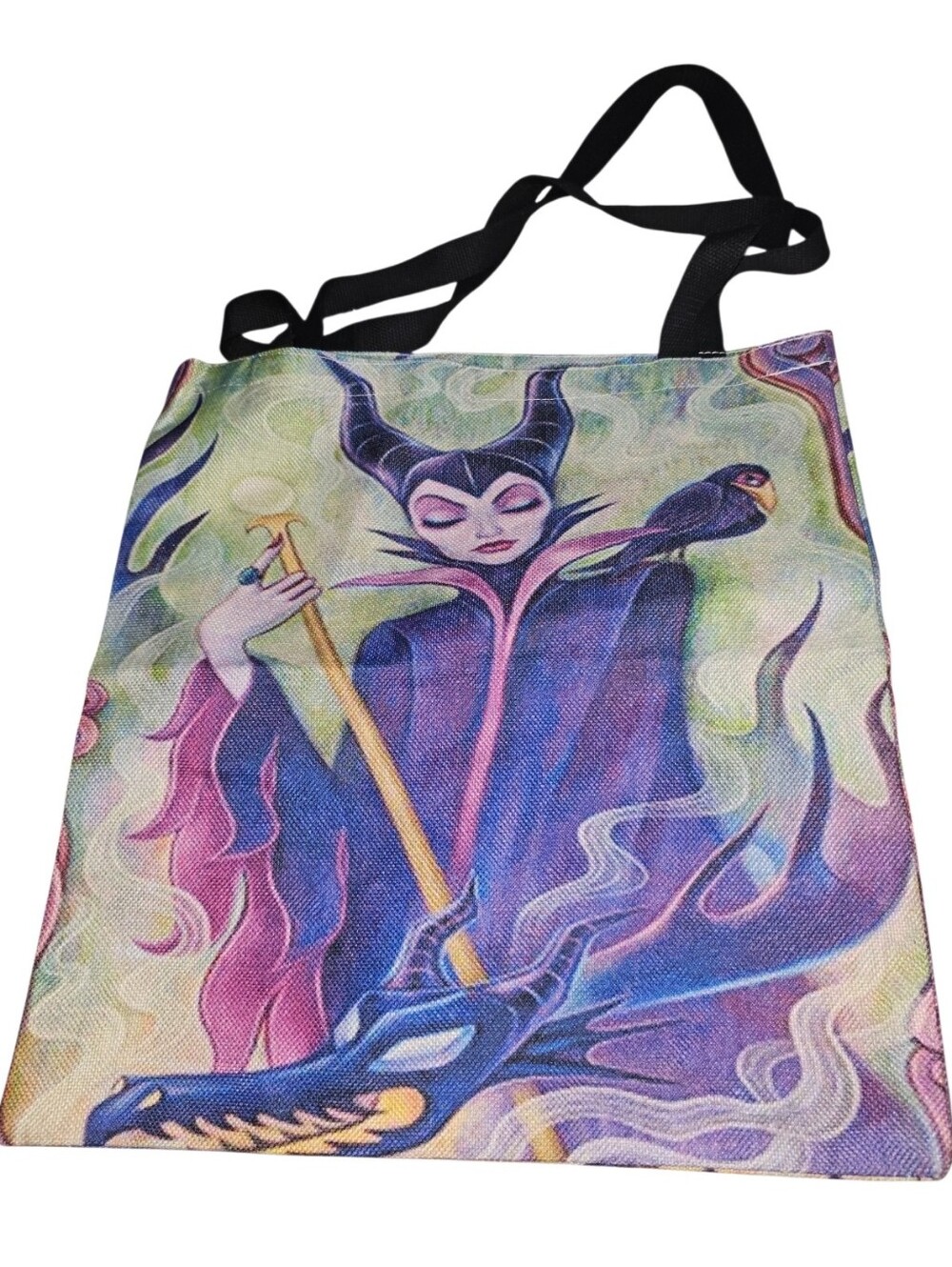 💰Maleficent Graphic Tote Bag - Multicolor